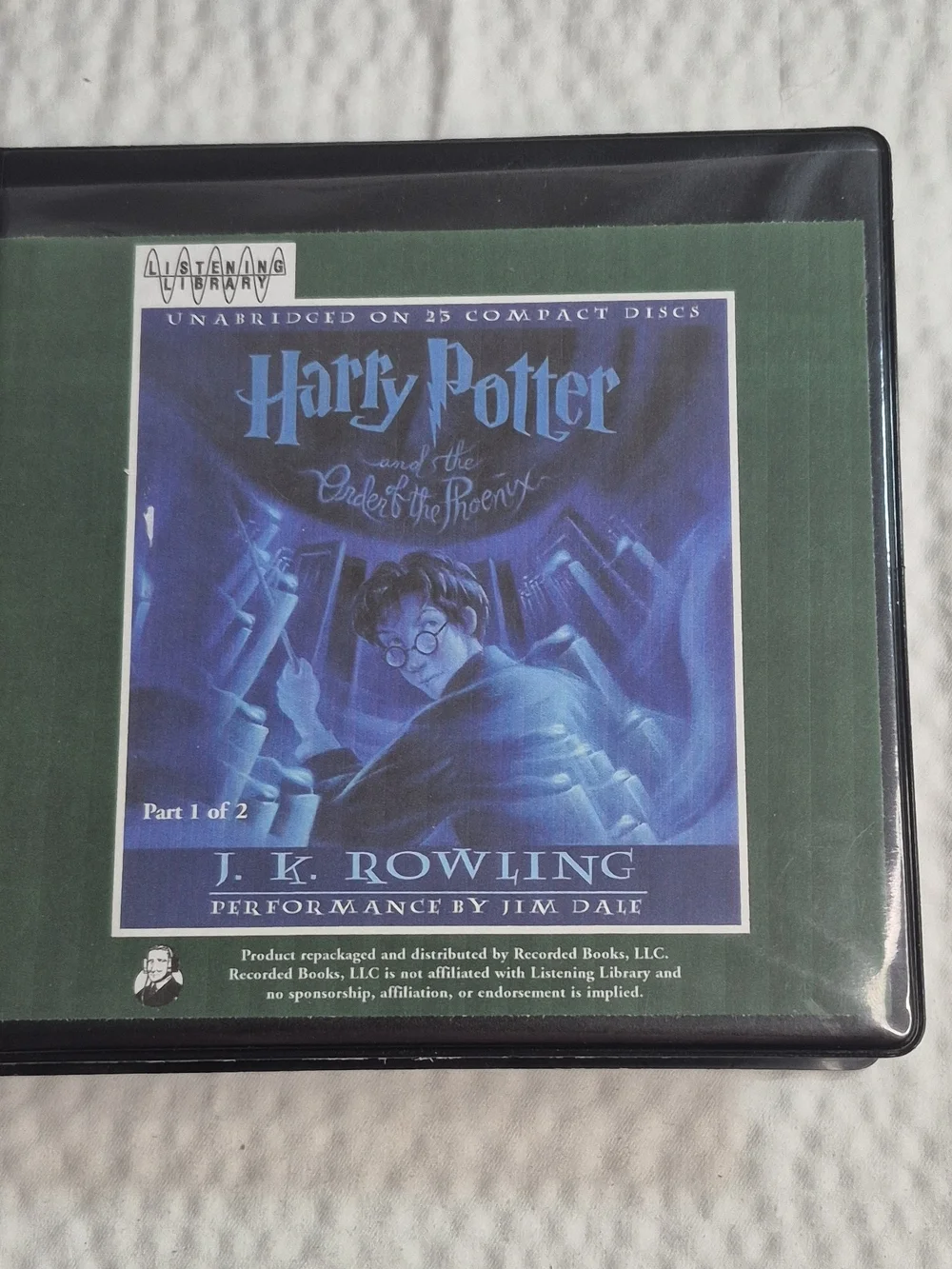 J.K. Rowling Harry Potter Order of the Phoenix Unabridged Audio CD Jim Dale